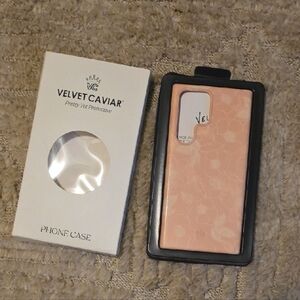 Samsung Galaxy S23 Ultra Velvet Caviar Blush Floral Phone Case